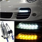 Paire de clignotants avec feux de jour LED
