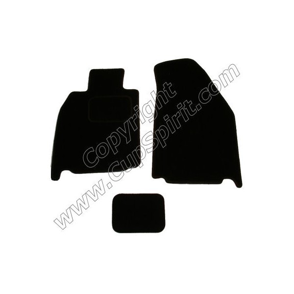 Jeu de 2 surtapis noir