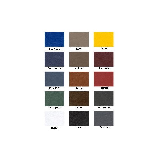 Kit cuir volant bleu gris