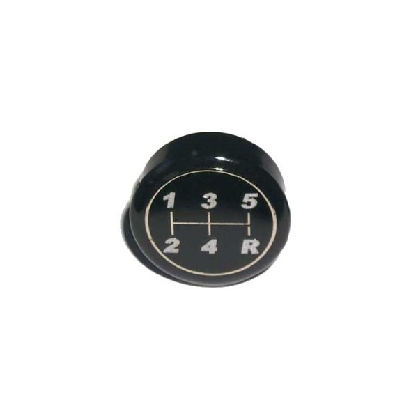 Capuchon levier grille 5 noir et blanc