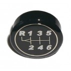 Capuchon levier grille 6 noir et blanc