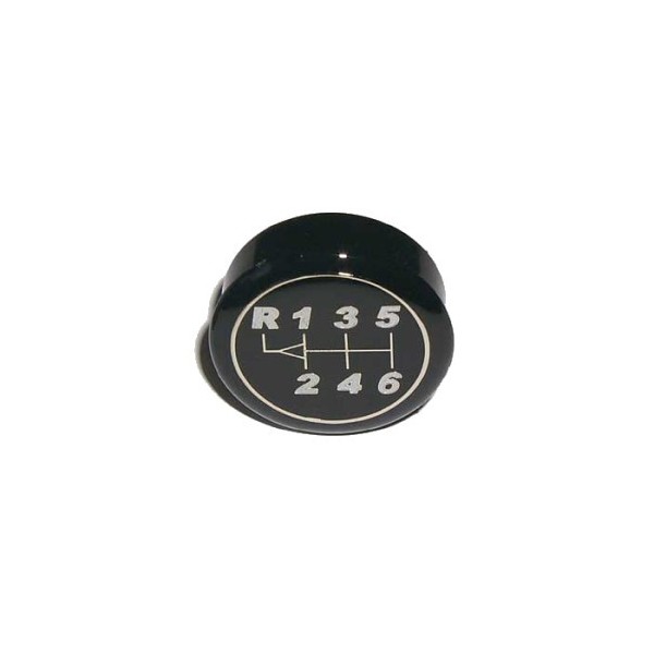 Capuchon levier grille 6 noir et blanc