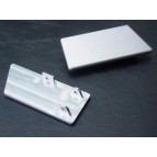 Paire de poignée de porte aluminium