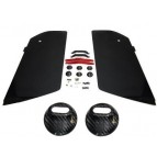 Jeu de panneaux de porte Carbone style 964 RS vitres électriques