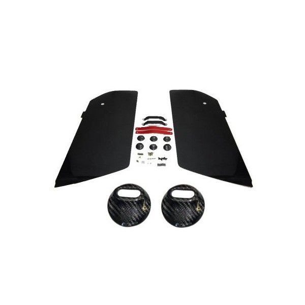 Jeu de panneaux de porte Carbone style 964 RS vitres électriques