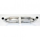 Pack Silencieux sport inox Super Sound + Sorties inox ovales