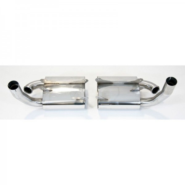 Pack Silencieux sport inox Super Sound + Sorties inox ovales