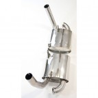 Pack Silencieux sport inox Super Sound + Sorties inox ovales