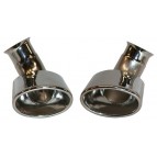 Pack Silencieux sport inox Super Sound + Sorties inox ovales