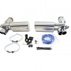 Silencieux sport inox à valves CUP EXHAUST