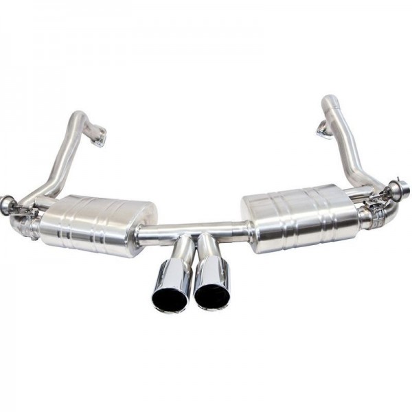 SILENCIEUX SPORT INOX À VALVES CUP EXHAUST sorties inox 981
