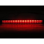 Troisième feu stop rouge