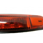 Troisième feu stop rouge