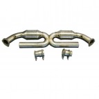 Catalyseurs inox X-Pipe 200 cellules 63mm gros débit