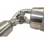 Silencieux inox à valves Cup Exhaust